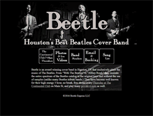 Tablet Screenshot of beetleband.com